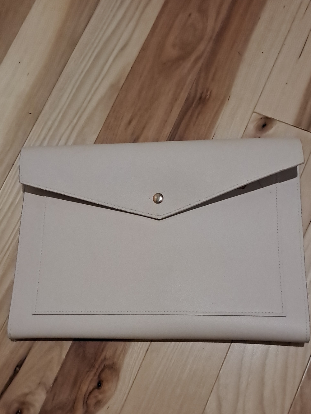 Glass Ladder & Co Megan Portfolio Clutch Organizer Vegan Leather Blush Pink